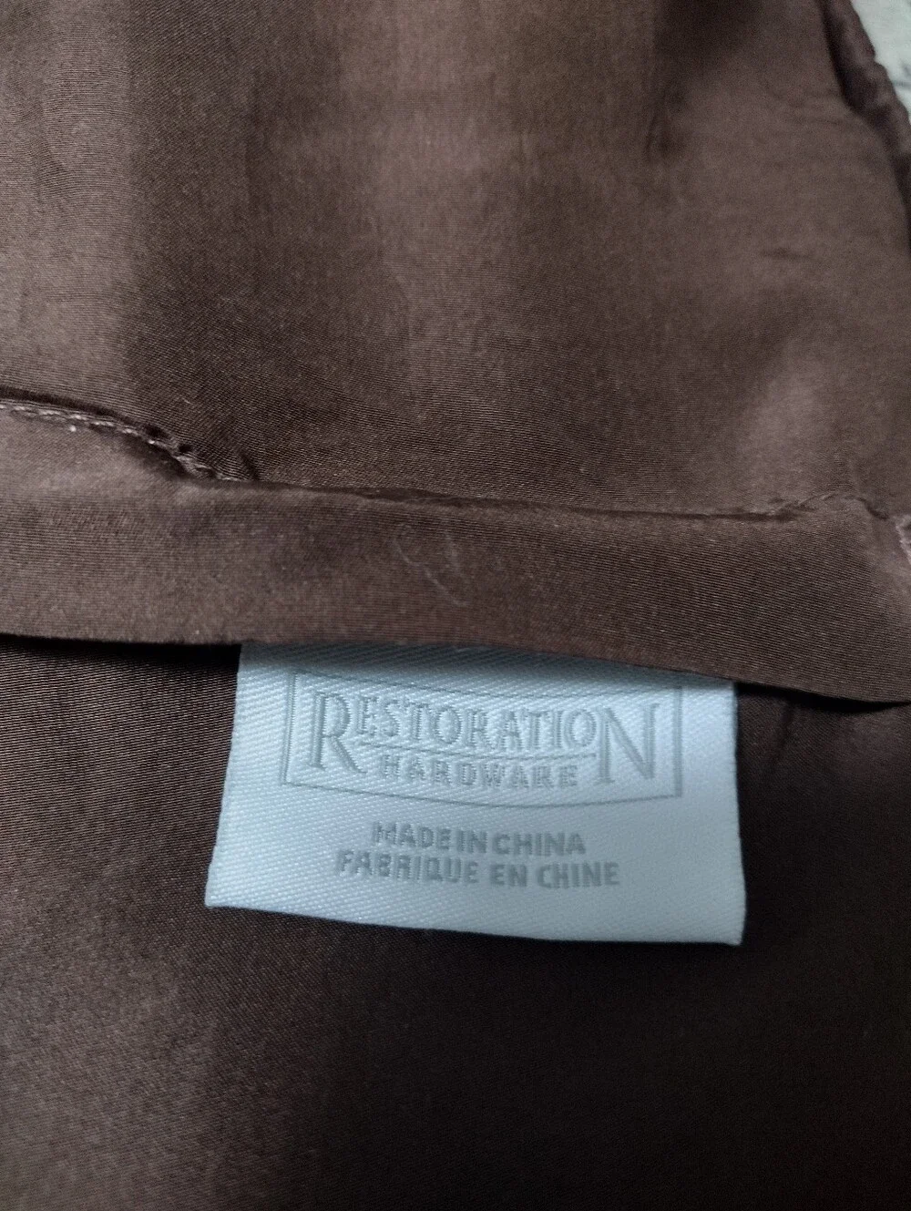 Restoration Hardware Silk Pillow Shams